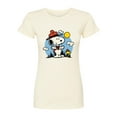 thumbnail image 1 of Peanuts - Snoopy Outdoor - Juniors Fitted Graphic T-Shirt, 1 of 1