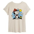 thumbnail image 1 of Peanuts - Snoopy Outdoor - Women's Oversized T-Shirt, 1 of 5