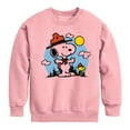 thumbnail image 1 of Peanuts - Snoopy Outdoor - Toddler & Youth Crewneck Fleece Sweatshirt, 1 of 4