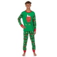 thumbnail image 1 of Peanuts Snoopy Pajamas Wake Me When It's Christmas Adult Tight Fit Sleep Set, 1 of 6