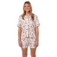thumbnail image 1 of Peanuts Snoopy Pajamas Women's Sunglass Style Notch Collar 2-Piece Sleep Set, 1 of 6