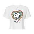 thumbnail image 1 of Peanuts - Snoopy Pastel Heart - Cropped Tee, 1 of 5