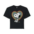 thumbnail image 1 of Peanuts - Snoopy Pastel Heart - Cropped Tee, 1 of 5