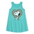 thumbnail image 1 of Peanuts - Snoopy Pastel Heart - Toddler & Youth Girls A-line Dress, 1 of 4
