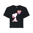 thumbnail image 1 of Peanuts - Snoopy Pastel Rainbow Heart - Cropped Tee, 1 of 5