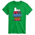 thumbnail image 1 of Peanuts - Snoopy Patchwork Doghouse - Men's Short Sleeve Graphic T-Shirt, 1 of 6