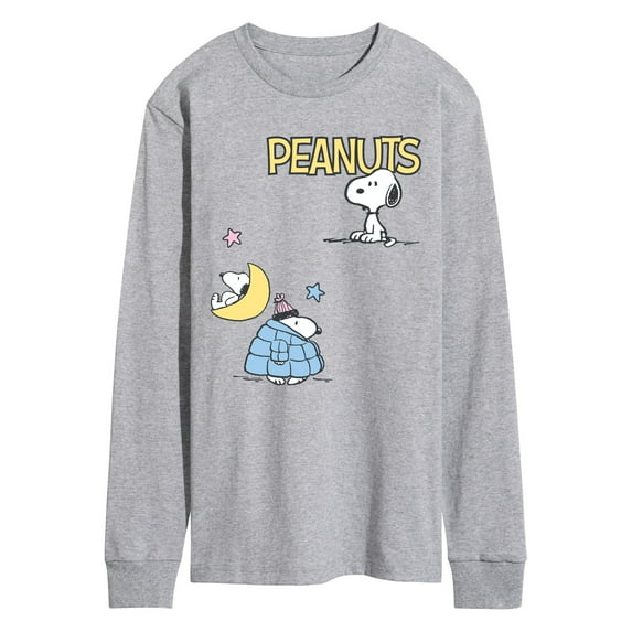 Peanuts - Snoopy Patchwork - Men's Long Sleeve Graphic T-Shirt