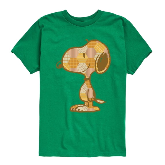 Peanuts - Snoopy Patchwork - Toddler And Youth Short Sleeve Tee