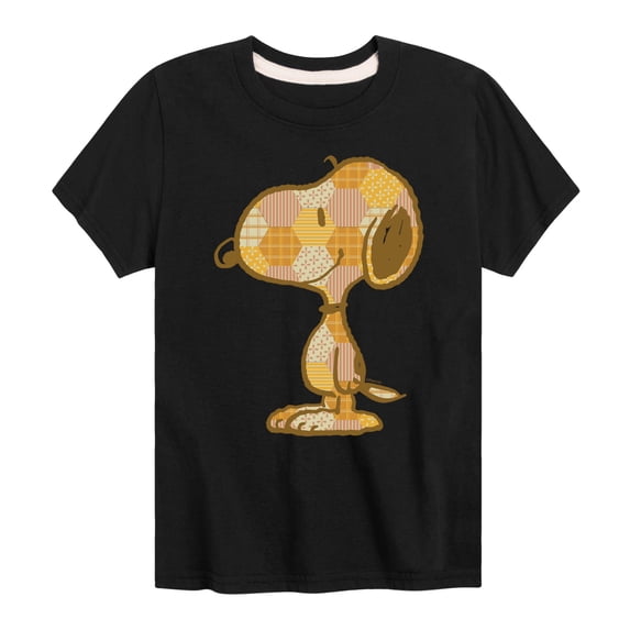 Peanuts - Snoopy Patchwork - Toddler And Youth Short Sleeve Tee