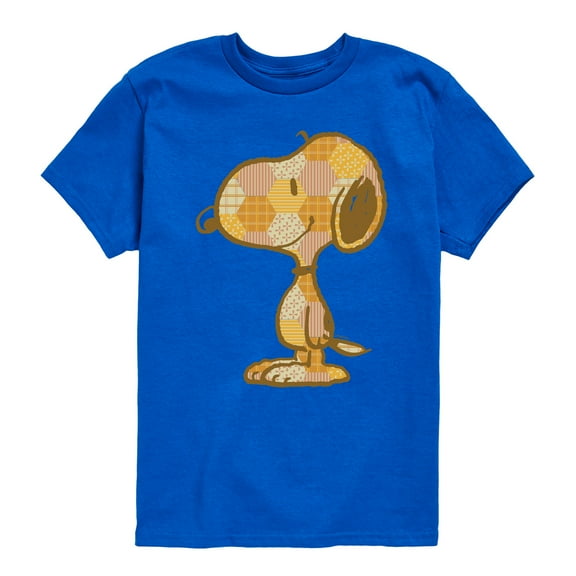 Peanuts - Snoopy Patchwork - Toddler And Youth Short Sleeve Tee