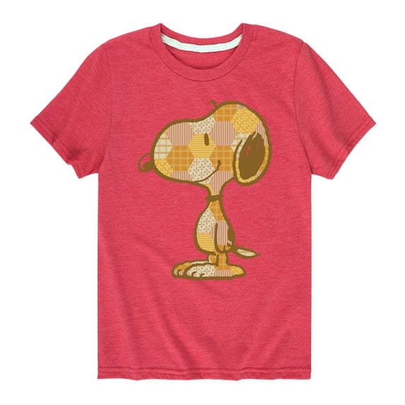 Peanuts - Snoopy Patchwork - Toddler And Youth Short Sleeve Tee