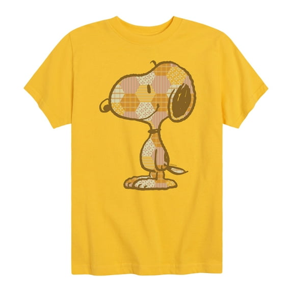 Peanuts - Snoopy Patchwork - Toddler And Youth Short Sleeve Tee