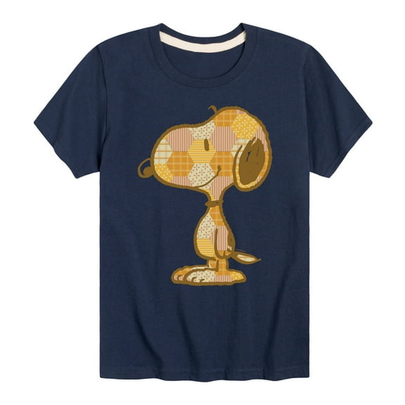 Peanuts - Snoopy Patchwork - Toddler And Youth Short Sleeve Tee