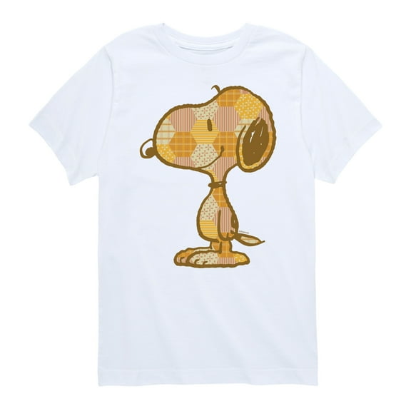 Peanuts - Snoopy Patchwork - Toddler And Youth Short Sleeve Tee