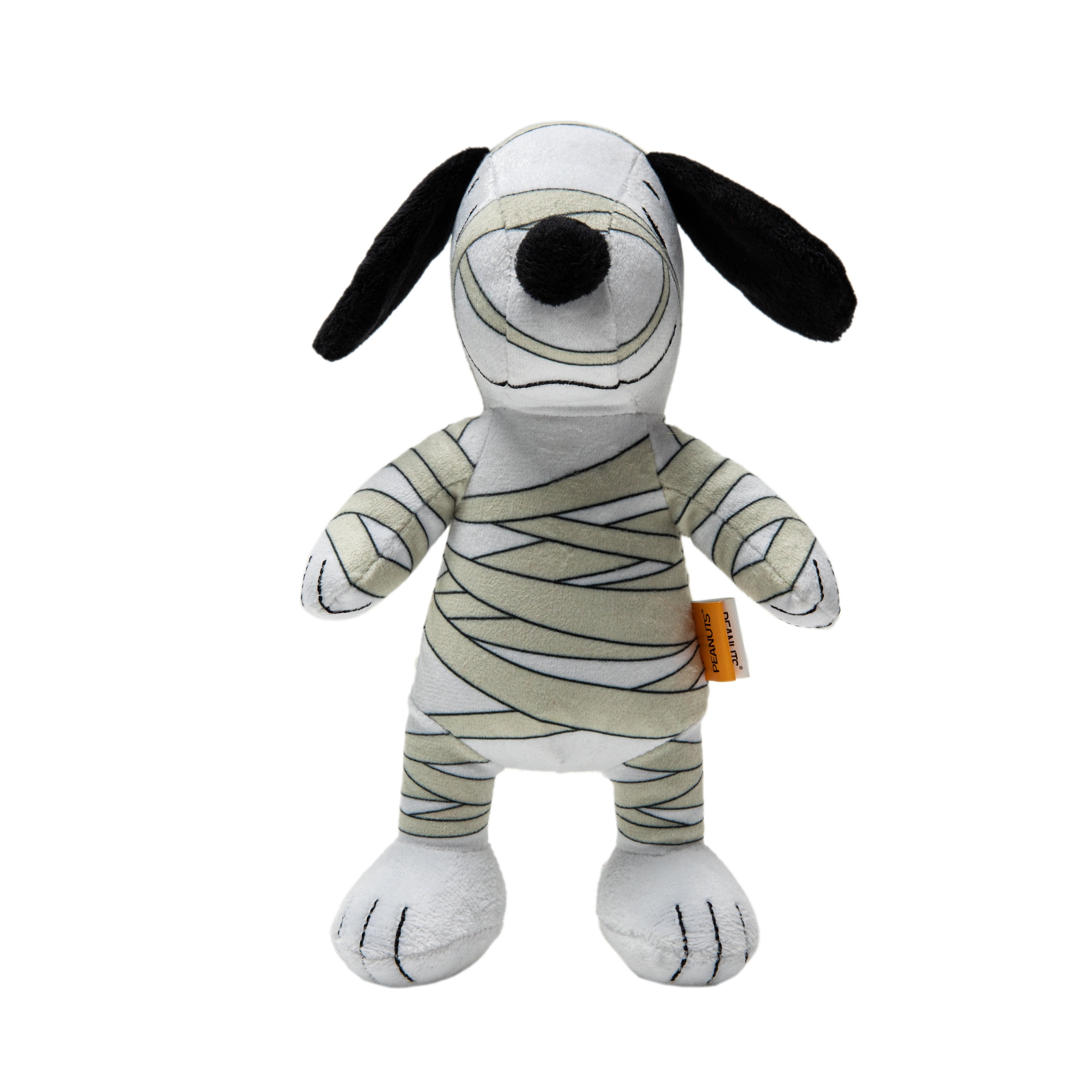 Peanuts Officially Licensed Snoopy Plush Dog Toy, Squeaky Dog Toys with Built-In Crinkle