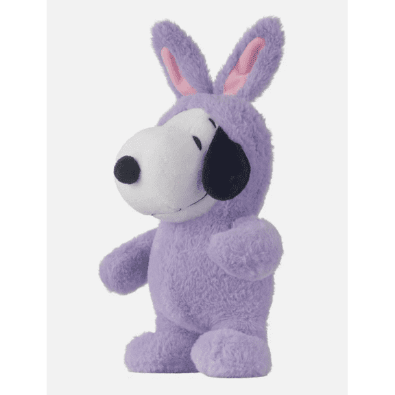 Peanuts Snoopy Plush Purple Bunny Costume Easter Spring Decor 10" Ruz Toy