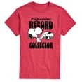 thumbnail image 1 of Peanuts - Snoopy Pro Record Collector - Men's Short Sleeve Graphic T-Shirt, 1 of 5