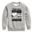 thumbnail image 1 of Peanuts - Snoopy Pro Record Collector - Toddler & Youth Crewneck Fleece Sweatshirt, 1 of 6