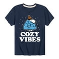 thumbnail image 1 of Peanuts - Snoopy - Puffer - Cozy Vibes - Toddler And Youth Short Sleeve Graphic T-Shirt, 1 of 6