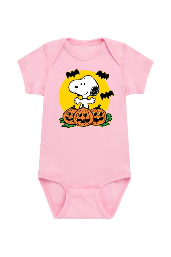 - Snoopy Pumpkin Patch - Infant Baby One Piece