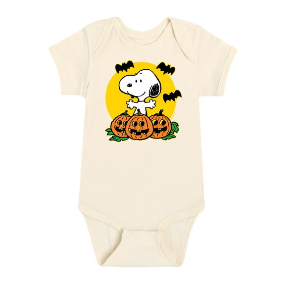 Peanuts - Snoopy Pumpkin Patch - Infant Baby One Piece