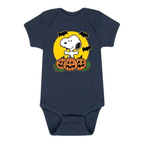 Peanuts -  Snoopy Pumpkin Patch - Infant Baby One Piece