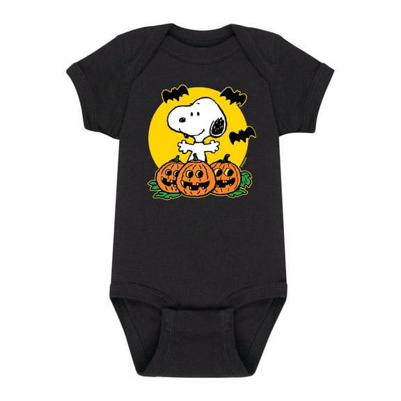 Peanuts -  Snoopy Pumpkin Patch - Infant Baby One Piece