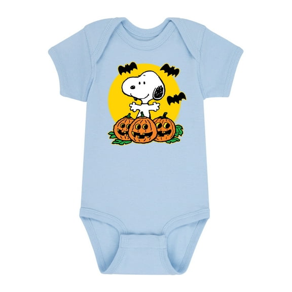 Peanuts -  Snoopy Pumpkin Patch - Infant Baby One Piece