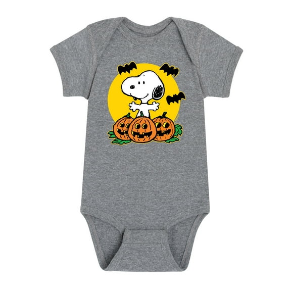 Peanuts -  Snoopy Pumpkin Patch - Infant Baby One Piece