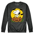 thumbnail image 1 of Peanuts - Snoopy Pumpkin Patch - Men's Crew Neck Fleece Pullover, 1 of 5