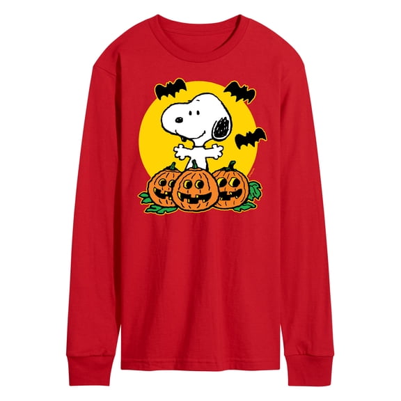 Peanuts - Snoopy Pumpkin Patch - Men's Long Sleeve T-Shirt