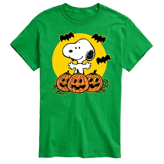 Peanuts - Snoopy Pumpkin Patch - Men's Short Sleeve Graphic T-Shirt