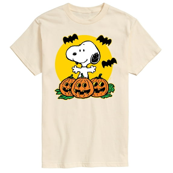Peanuts - Snoopy Pumpkin Patch - Men's Short Sleeve Graphic T-Shirt