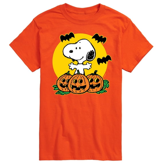 Peanuts - Snoopy Pumpkin Patch - Men's Short Sleeve Graphic T-Shirt