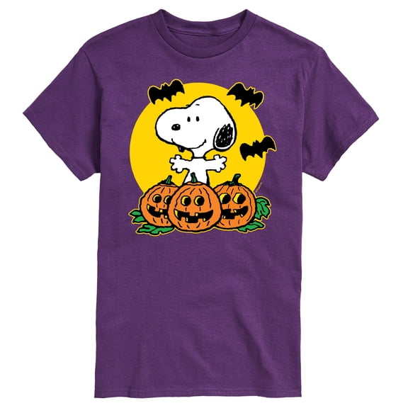 Peanuts - Snoopy Pumpkin Patch - Men's Short Sleeve Graphic T-Shirt