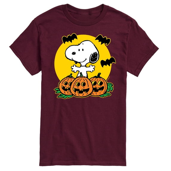 Peanuts - Snoopy Pumpkin Patch - Men's Short Sleeve Graphic T-Shirt