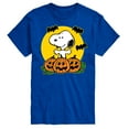 thumbnail image 1 of Peanuts - Snoopy Pumpkin Patch - Men's Short Sleeve Graphic T-Shirt, 1 of 5