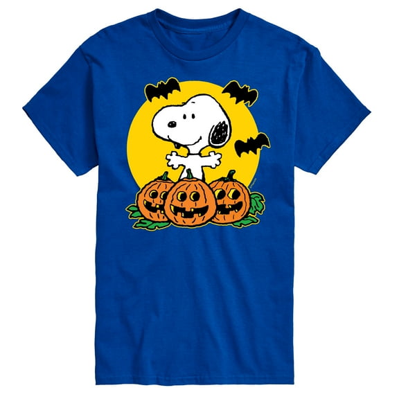 Peanuts - Snoopy Pumpkin Patch - Men's Short Sleeve Graphic T-Shirt