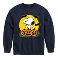 thumbnail image 1 of Peanuts - Snoopy Pumpkin Patch - Toddler And Youth Crewneck Fleece Sweatshirt, 1 of 6