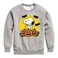 thumbnail image 1 of Peanuts - Snoopy Pumpkin Patch - Toddler And Youth Crewneck Fleece Sweatshirt, 1 of 6