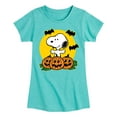 thumbnail image 1 of Peanuts - Snoopy Pumpkin Patch - Toddler And Youth Girls Short Sleeve Graphic T-Shirt, 1 of 6