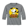 thumbnail image 1 of Peanuts - Snoopy Pumpkin Patch - Toddler And Youth Long Sleeve Graphic T-Shirt, 1 of 6