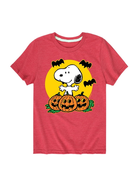 - Snoopy Pumpkin Patch - Toddler And Youth Short Sleeve Graphic T-Shirt