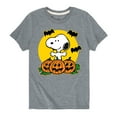 thumbnail image 1 of Peanuts - Snoopy Pumpkin Patch - Toddler And Youth Short Sleeve Graphic T-Shirt, 1 of 6