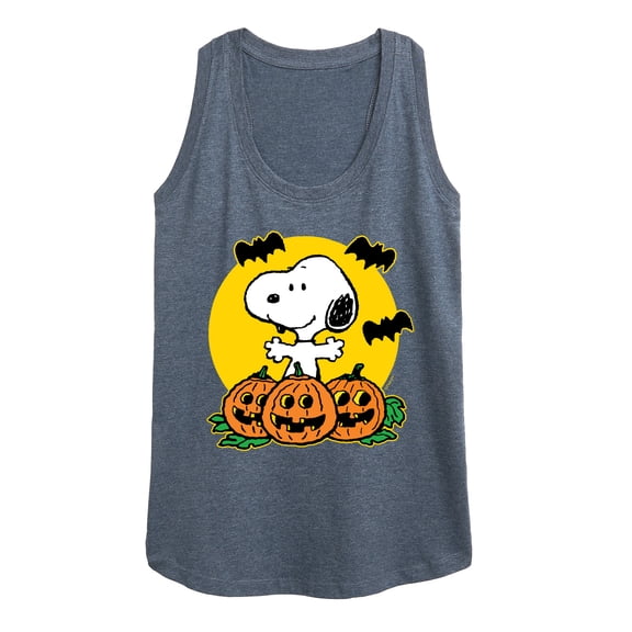 Peanuts - Snoopy Pumpkin Patch - Women's Racerback Tank Top