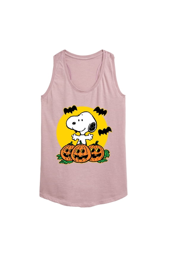 - Snoopy Pumpkin Patch - Women's Racerback Tank Top