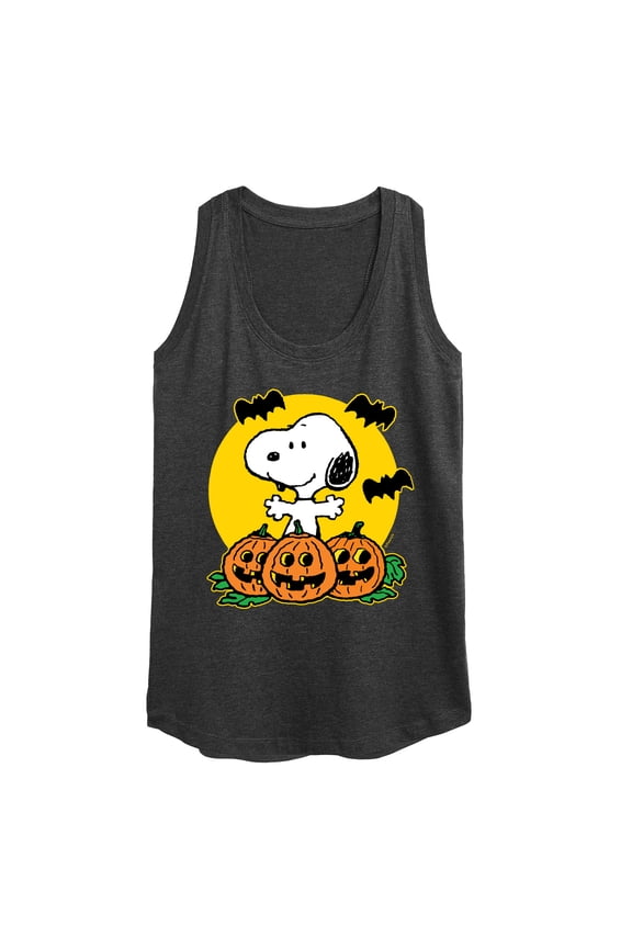 - Snoopy Pumpkin Patch - Women's Racerback Tank Top