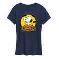 thumbnail image 1 of Peanuts - Snoopy Pumpkin Patch -Women's Short Sleeve Graphic T-Shirt, 1 of 6