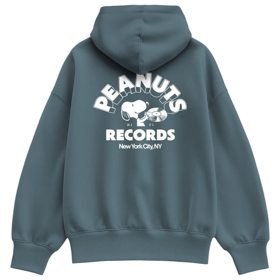 Peanuts - Snoopy Radio - Women's Oversized Fleece Hoodie Sweatshirt