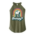 thumbnail image 1 of Peanuts - Snoopy Rainbow Clouds - Juniors High Neck Tank Top, 1 of 5